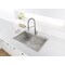 Ruvati 33"x22" Drop-in Topmount 16 Gauge Zero Radius SS Kitchen Sink Sgl Bowl RVH8001 - alternate 5